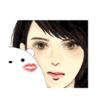 His name is B（個別スタンプ：7）