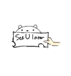 His name is B（個別スタンプ：16）