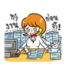 somo (I'm office lady)（個別スタンプ：32）