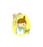 The Girl who don't care reputation（個別スタンプ：3）