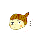 The Girl who don't care reputation（個別スタンプ：5）