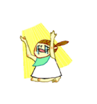 The Girl who don't care reputation（個別スタンプ：9）