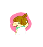 The Girl who don't care reputation（個別スタンプ：16）