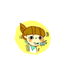 The Girl who don't care reputation（個別スタンプ：17）