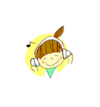 The Girl who don't care reputation（個別スタンプ：20）