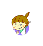The Girl who don't care reputation（個別スタンプ：25）