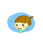 The Girl who don't care reputation（個別スタンプ：34）