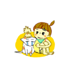 The Girl who don't care reputation（個別スタンプ：36）