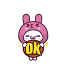 かおもじん.（個別スタンプ：11）