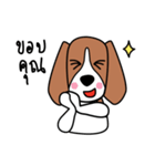 Cooper The Beagle Dog TH（個別スタンプ：9）