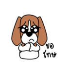 Cooper The Beagle Dog TH（個別スタンプ：16）