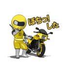 幸せの黄色いバイク（個別スタンプ：24）