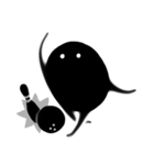 黒くて丸くて可愛いヤツら（個別スタンプ：31）