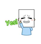 Paper mask I do not show（個別スタンプ：10）