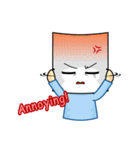 Paper mask I do not show（個別スタンプ：17）