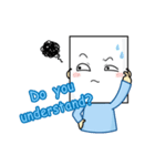 Paper mask I do not show（個別スタンプ：19）