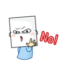 Paper mask I do not show（個別スタンプ：28）