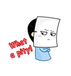 Paper mask I do not show（個別スタンプ：29）