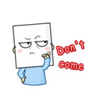 Paper mask I do not show（個別スタンプ：30）