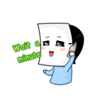 Paper mask I do not show（個別スタンプ：32）