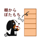 まろいぬ＆もじゃ犬のことわざ・慣用句②（個別スタンプ：6）