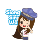 Cing Cing, Fun girl from Medan（個別スタンプ：30）