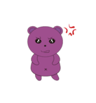 Purple Bear Mouse（個別スタンプ：1）