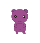 Purple Bear Mouse（個別スタンプ：2）