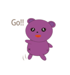Purple Bear Mouse（個別スタンプ：6）