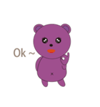 Purple Bear Mouse（個別スタンプ：10）