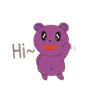 Purple Bear Mouse（個別スタンプ：12）