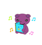 Purple Bear Mouse（個別スタンプ：21）