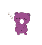 Purple Bear Mouse（個別スタンプ：22）