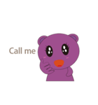 Purple Bear Mouse（個別スタンプ：25）