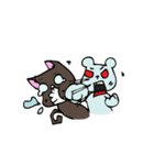 PolarBear＆BlackCat（個別スタンプ：39）