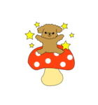 トイプードルぷーぷぷ2（個別スタンプ：3）