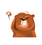 Stinky face bear（個別スタンプ：2）