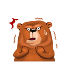 Stinky face bear（個別スタンプ：11）