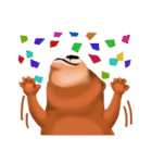 Stinky face bear（個別スタンプ：17）