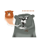 Stinky face bear（個別スタンプ：24）