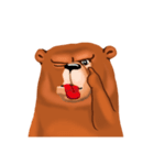 Stinky face bear（個別スタンプ：28）