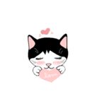 Cute Cat (English ver.)（個別スタンプ：16）