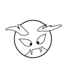 Smile Moon Face（個別スタンプ：13）