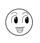 Smile Moon Face（個別スタンプ：15）