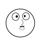 Smile Moon Face（個別スタンプ：21）
