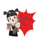 Northeast lovely girl.（個別スタンプ：34）