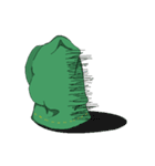 Green ghost doll（個別スタンプ：3）