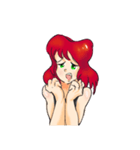 Redhead Girl（個別スタンプ：11）