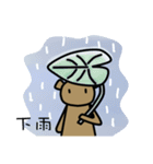 Teddy's weather report（個別スタンプ：13）