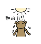 Teddy's weather report（個別スタンプ：39）